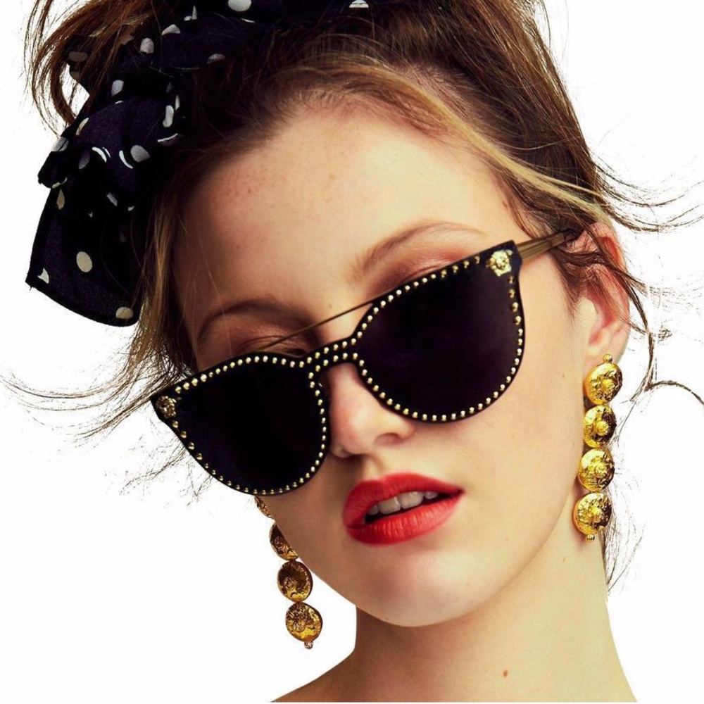 VERSACE 59MM Aviator Sunglasses
